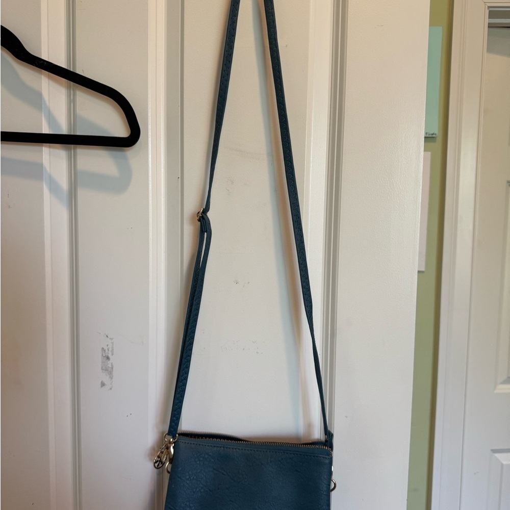 Elegant Blue Crossbody Bag